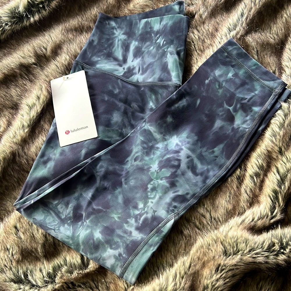 LULULEMON Align High Rise Leggings - Sz 12 NWT - Blue / Green